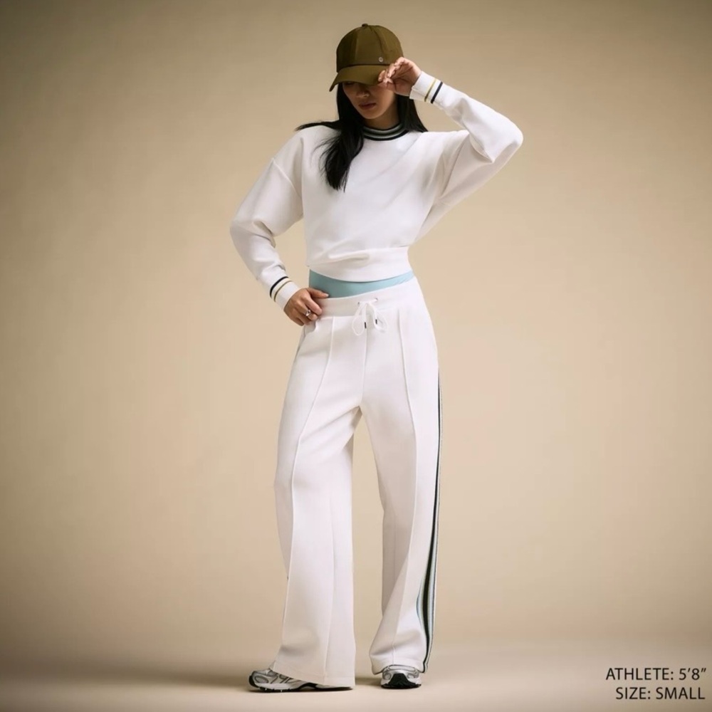 CALIA Women’s Soft Scuba Side Striped Set